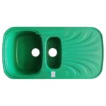 Νεροχύτης Κουζίνας 719-2 Granite Green 96x50