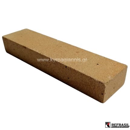 Πυρότουβλο Μασουράκι 22x5.5x3 κίτρινο Τσεχίας