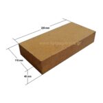Πυρότουβλο Normal 22x11x4 κίτρινο κίνας