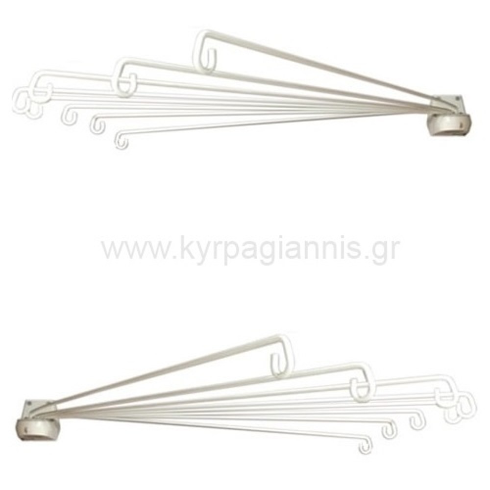 vrachionas koyrtmpanioy 100cm aktinotos mpanieras 5 14 010 1.jpg Βραχίονας Κουρτίνας Μπάνιου 100cm ακτινωτός Μπανιέρας