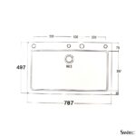 Νεροχύτης Κουζίνας Multi 79x50 (850)