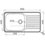 ΝΕΡΟΧΥΤΗΣ ΕΝΘΕΤΟΣ SPACE PLUS 96x48 (1B 1D)