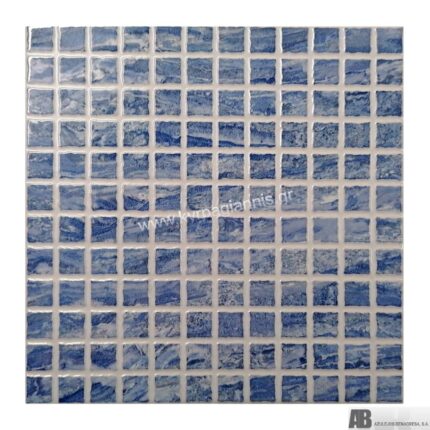Πλακάκι τοίχου Ψηφίδα Cubic Azul 31,6x31,6
