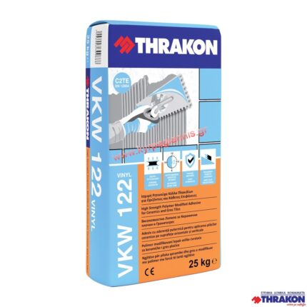 Κόλλα Πλακιδίων 122 Thrakon 25kg Vinyl