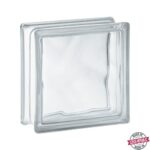Υαλότουβλο Clear Wave 19x19x8 Τσεχίας άχρωμο