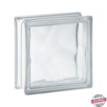Υαλότουβλο Clear Wave 19x19x8 Τσεχίας άχρωμο