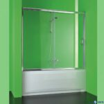 Καμπίνα Μπανιέρας Maestro Due 130x150 Κρυστάλλινη Inox Διάφανη