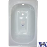 Μπανιέρα Smavit 105x65 ίσια Χαλύβδινη