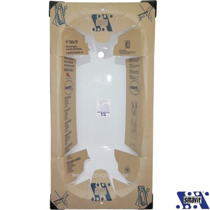 ΜΠΑΝΙΕΡΑ SMAVIT 140x70 χαλύδινη