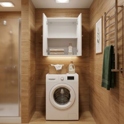 Ντουλάπι Πλυντηρίου Κρεμαστό 60x70x30 Mdf