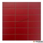 Πλακάκι τοίχου Concept Mat 6x3 Rojo 31,6x31,6
