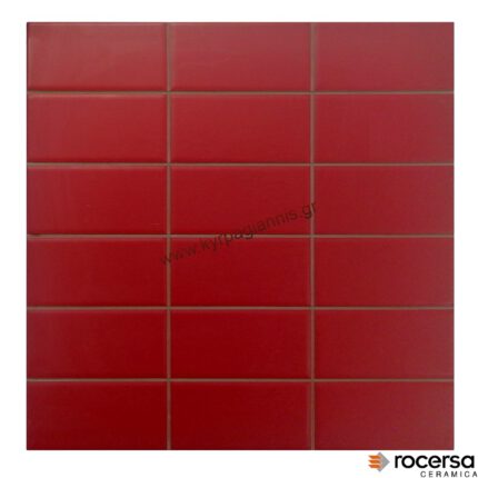 Πλακάκι τοίχου Concept Mat 6x3 Rojo 31,6x31,6