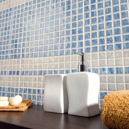 Πλακάκι τοίχου Ψηφίδα Cubic Azul 31,6x31,6