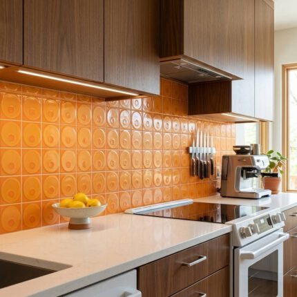 Πλακάκι τοίχου Sisty Full Orange 20x20